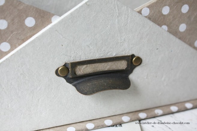 PORTE-COURRIER 6 L'ATELIER DE FRAMBOISE CHOCOLAT