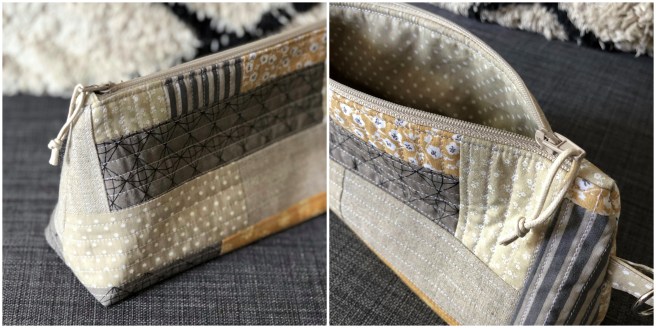 Collage TROUSSE PATCHWORK L'ATELIER DE FRAMBOISE CHOCOLAT 1