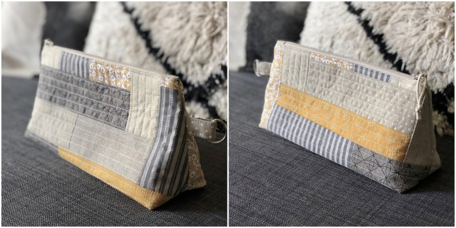 Collage TROUSSE PATCHWORK L'ATELIER DE FRAMBOISE CHOCOLAT